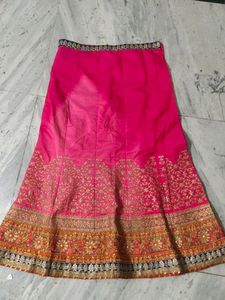 UNSTITCH MULTY COLOR LEHENGA