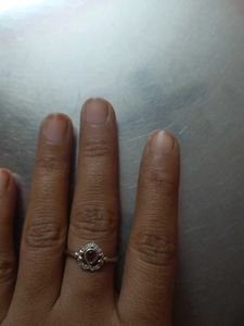 Italian pure silver 925 Ruby Heart Ring❤️‍🔥