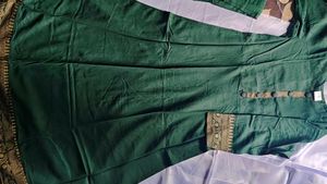 Green Dress Material