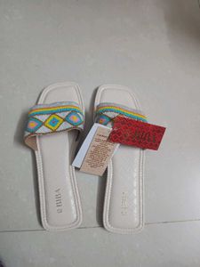 Boho Beaded Flat Sandals
