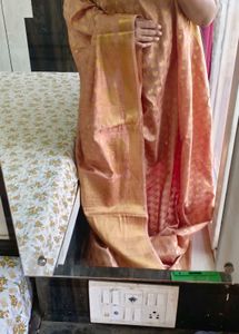 Light Cream Colour Saree