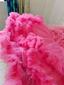 Pretty Pink Girls Party Dress