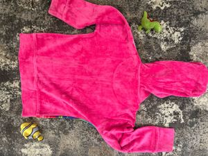 Tiny Toon Velvet butterfly &amp; Floral Hoodie
