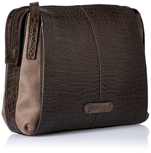 Hidesign Croc Embossed Leather Bag