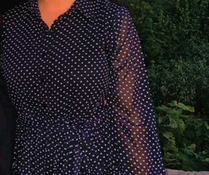 Polka Dot Sheer Dress