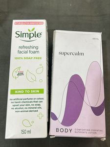 Face Wash And Body Lotion At 129