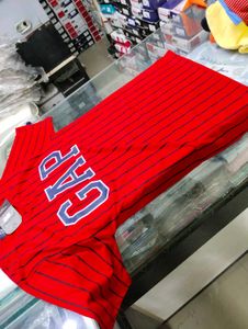 GAP Red Striped T-Shirt