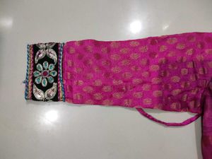 Pink Sari Blouse