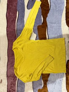 Yellow Long Sleeve Top