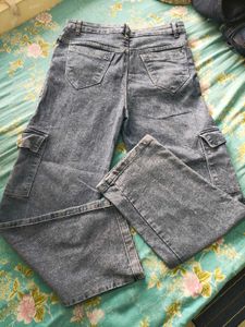 Blue Cargo Jeans for Women
