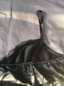 Silky Black Cami Top