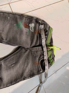 Gray Jeans And Shirt For Boy
