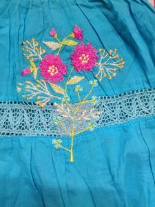 Kids Frock - Embroidered