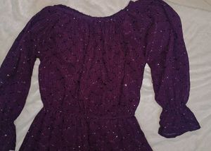 Elegant Purple Maxi Dress