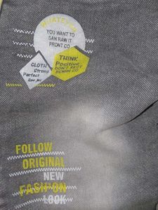 Stylish Black Cotton Party Pants for Boys 12-13yr