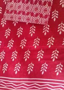 Fancy Pure Cotton Saree With Blouse Piece ❣️❣️❣️