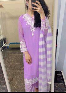 Brand New Lavender 3 Piece Suit Set