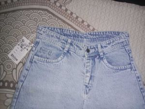 Light Wash Wide Leg Denim Jeans