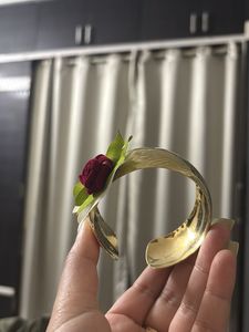 Bangle &amp; Rose Earrings Set