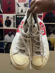 CDG Converse High Tops