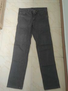 Dark Grey Denim Jeans