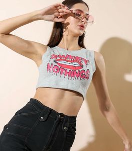 Graphic Crop Top
