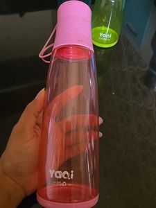 Set Of 3 Water Bottles - Pink, Blue &amp; Green