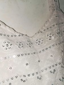 Short White Coloured Kurti For Ethnic Wear 🐻‍❄️🤍