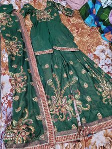 Green Embroidary Suit✅️
