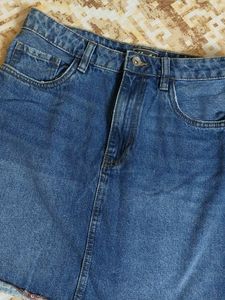 Blue Denim Skirt