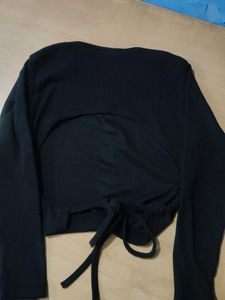 Backless Black Top