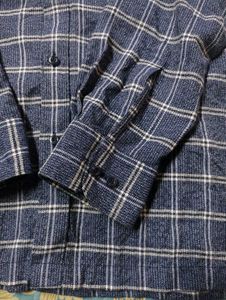 Blue Plaid Flannel Shirt