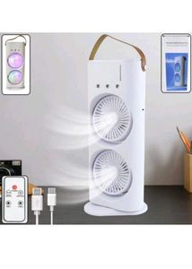 Electric Fan Desktop Double-Head Powerful Air Cool