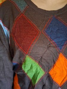 Argyle Patterns Pullover