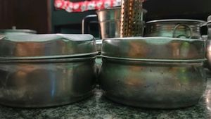3 Steel Lunch Boxes