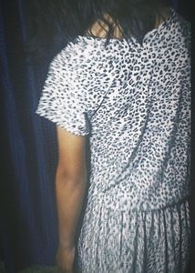 Midi Cℎeetah Print Dress ֶָ֢.