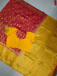 New Year Festival Season Saree With Blouse