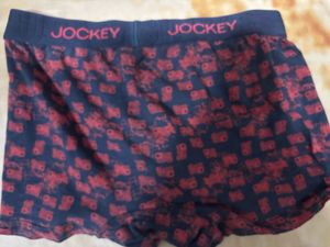 Jockey Printed Trunk - Navy/Red
