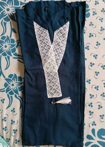 Blue Rayon Long Kurti