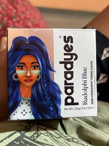 Paradyes Rudolphi Blue Semi-Permanent Hair Color