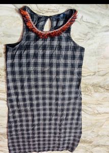 AND Dress. Knee Length. To Be Stitched At Bottom