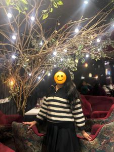 Striped Black And White Zip Up Sweater