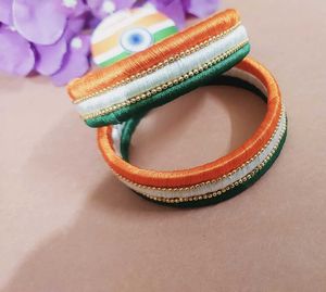 Tricolour Bangles Republic Day Jewellery