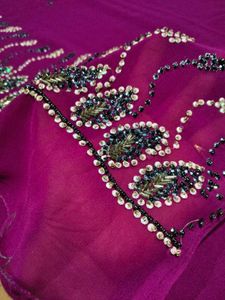 hand work heavy saree...