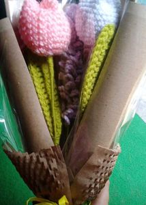 Crochet Flower Bouquet - Handmade Gift