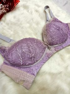💜Lavender Lace Detail Bra💜