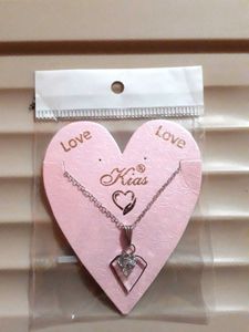 Silver Diamond Necklace