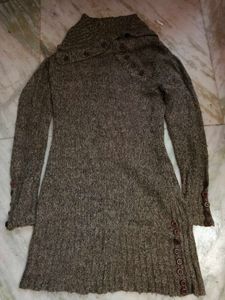 Thick Heavy Woolen Knit Dress