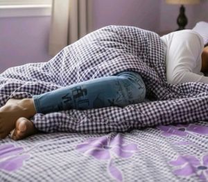 Denim  Printed Leggings