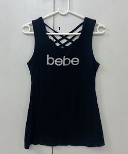 bebe Black Tank Top